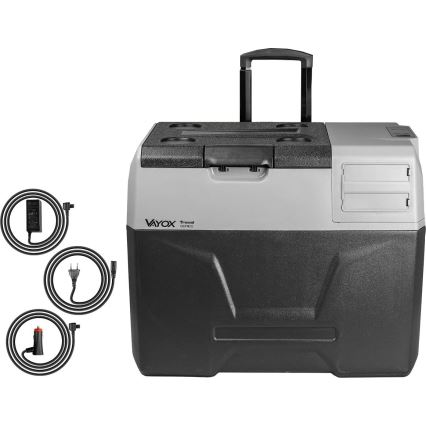 Reis koelkast met LCD scherm 40 l 230V/12V/24V zwart