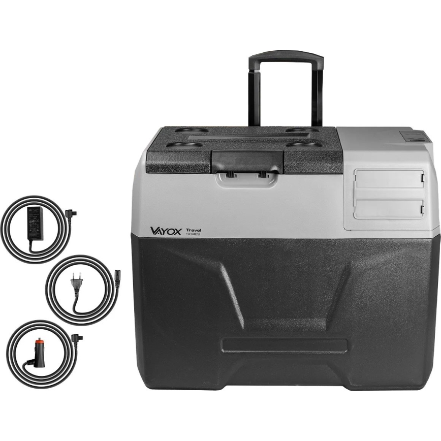 Reis koelkast met LCD scherm 40 l 230V/12V/24V zwart