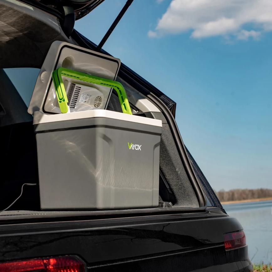 Reis koelkast met verwarmingsfunctie 27 l 230V/12V/24V grijs