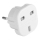 Reisadapter UK/EU 230V wit