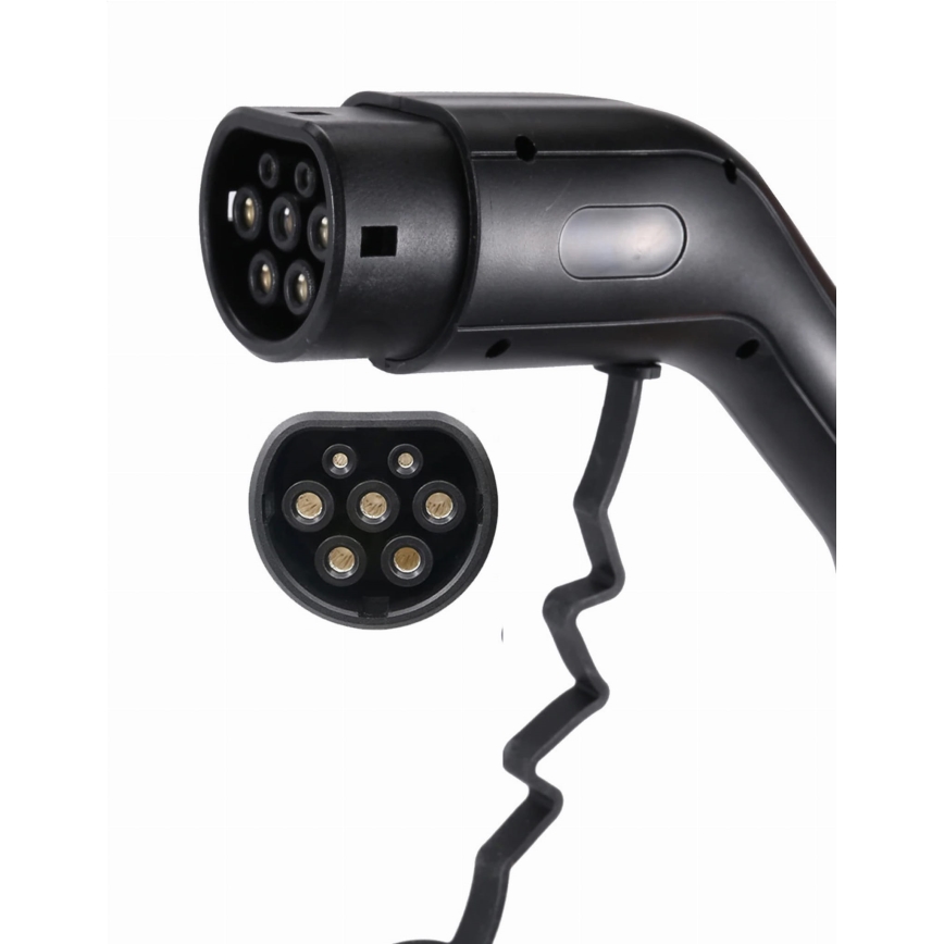 Reislaadstation voor elektrische auto's EV/PHEV AC Type 2 16A/400V 22kW IP55 5m + adapter 230V 3,7kW + Etui
