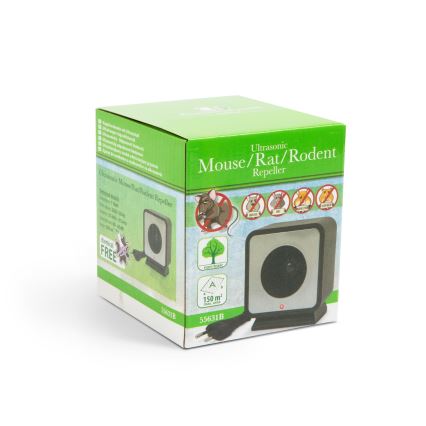 Répulsif ultrasonique pour rongeurs 1W/230V noir