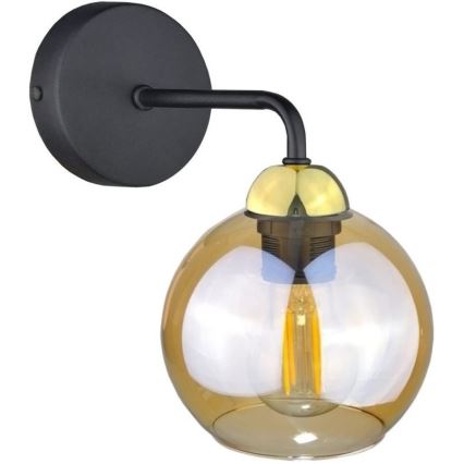 Vervangingsglas voor wandlamp AMBER - bruin gerookt