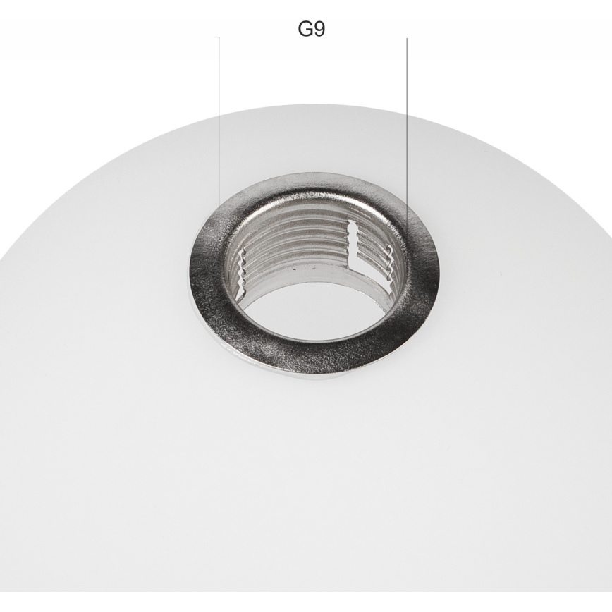 Reserve glas voor kroonluchter ASTRO G9 diameter 10 cm