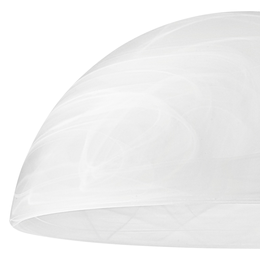 Reserve glas voor kroonluchter E27 130x300 mm wit