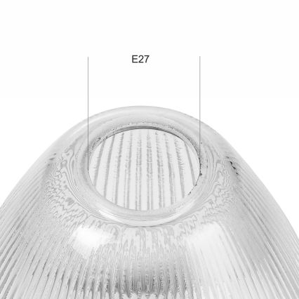 Reserve glas voor kroonluchter NOEL E27 diameter 17,5 cm