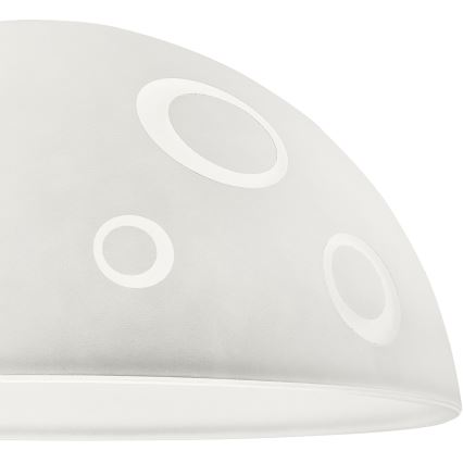 Reserve glas voor kroonluchter SFERA E27 140x300 mm wit