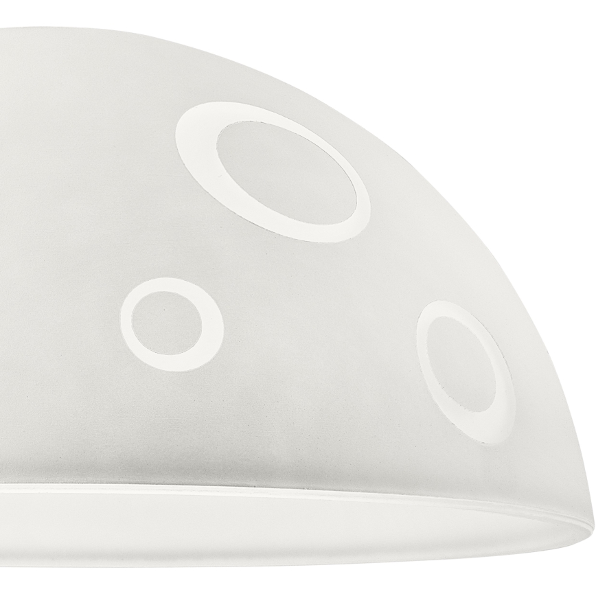 Reserve glas voor kroonluchter SFERA E27 140x300 mm wit