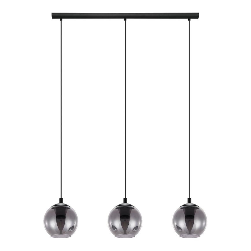 Reserve glas voor kroonluchter aan een touw Eglo ARISCANI 170x155 mm zwart