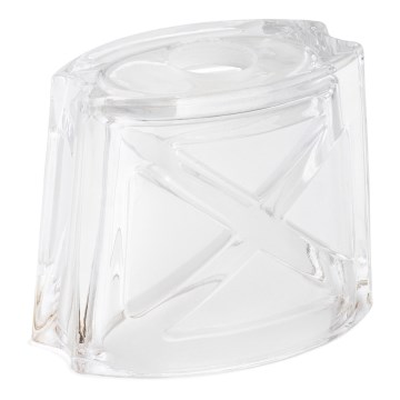 Reserve glas voor kroonluchter E14 10x12 cm wit