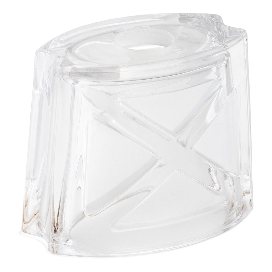 Reserve glas voor kroonluchter E14 10x12 cm wit