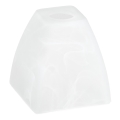 Reserve glas voor kroonluchter E14 10x13 cm wit