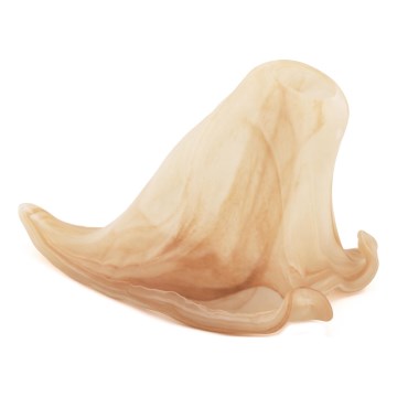 Reserve glas voor kroonluchter E14 11,5x18 cm beige