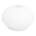 Reserve glas voor kroonluchter E14 diameter 15 cm wit