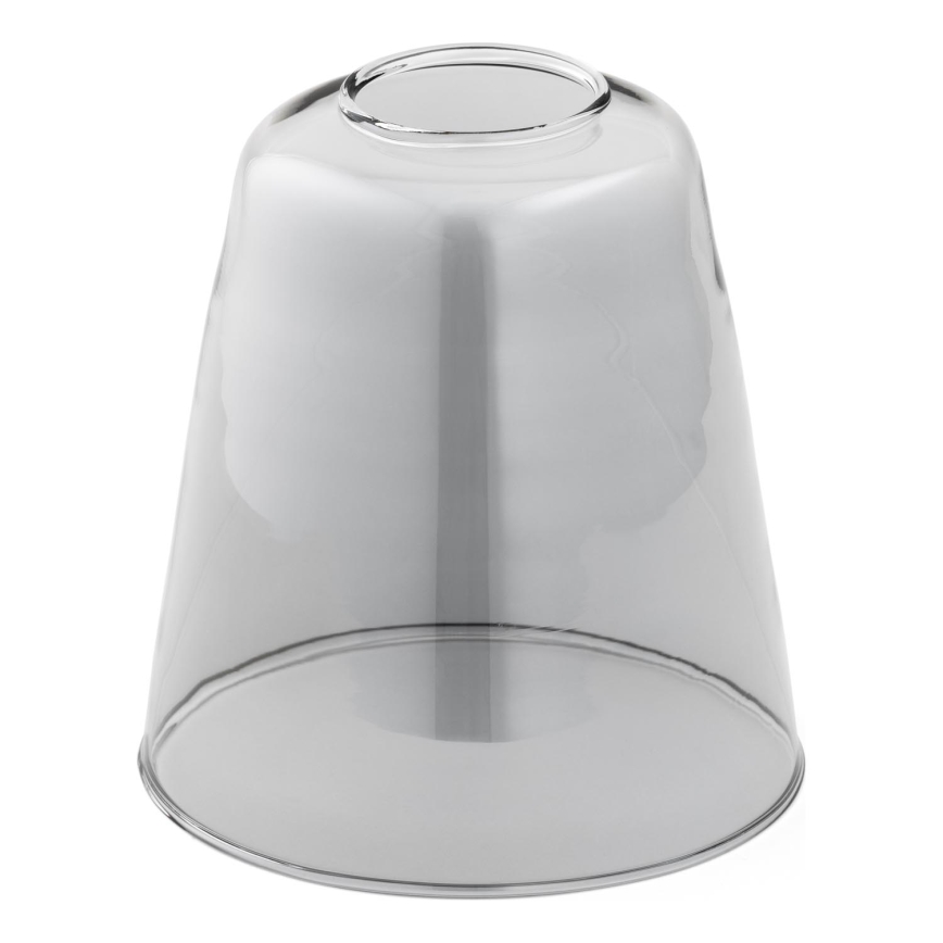 Reserve glas voor kroonluchter E27 diameter 12 cm grijs