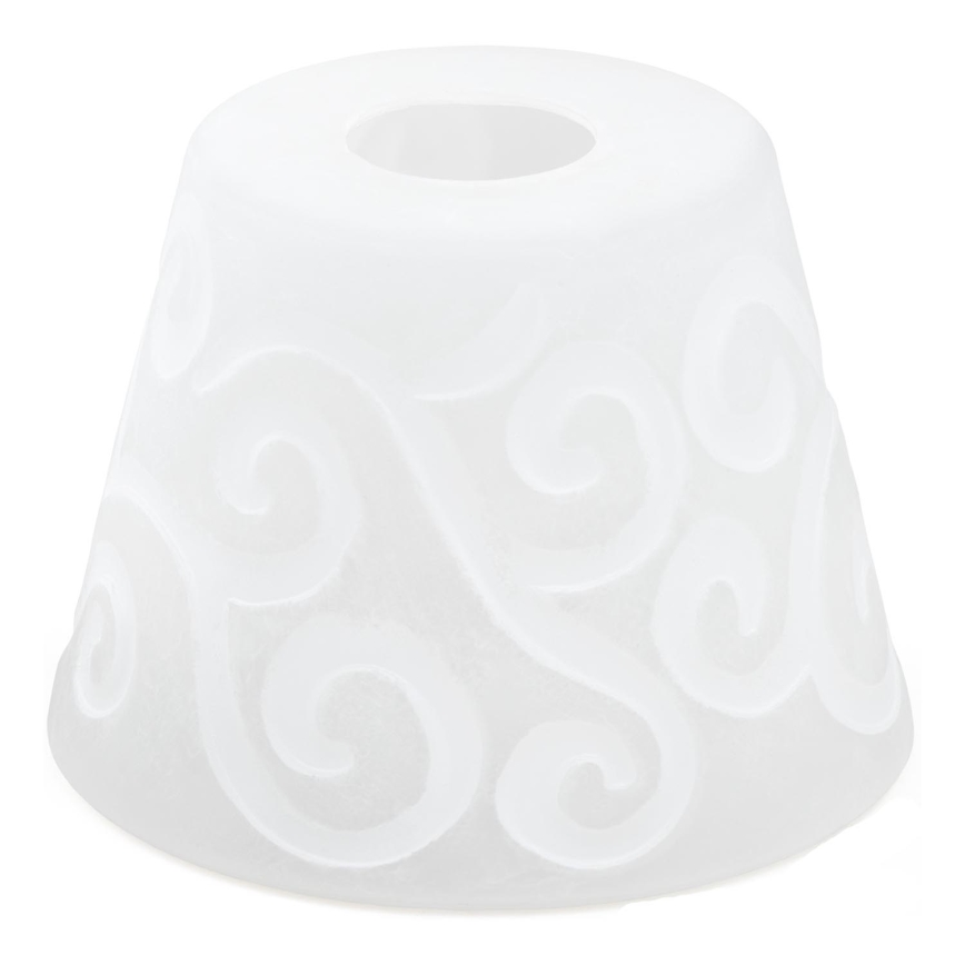 Reserve glas voor kroonluchter E27 diameter 15 cm wit