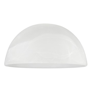 Reserve glas voor kroonluchter E27 diameter 19 cm wit