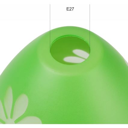 Reserve glas voor kroonluchter GARDEN E27 diameter 23 cm groen