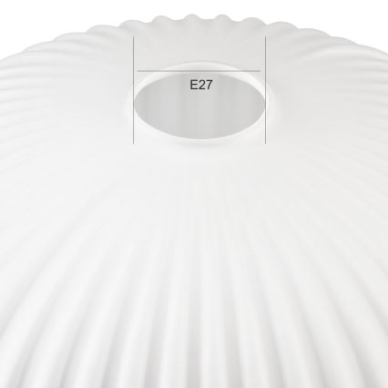 Reserve glas voor kroonluchter HARMA E27 14x25 cm wit