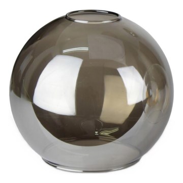 Reserve glas voor kroonluchter LACRIMA SMOKY E27 diameter 15 cm zwart gerookt