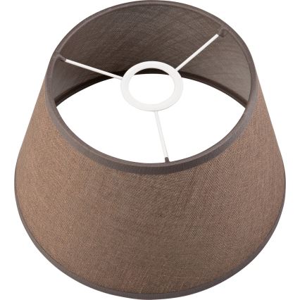 Vervangende lampenkap voor kroonluchter en wandlamp ANTONIO E14 120x200 mm bruin