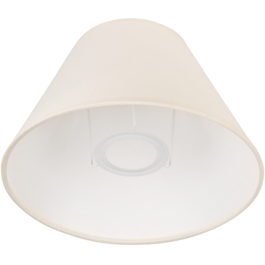 Vervangingsglas voor tafellamp JUTA E27 diameter 19 cm crème