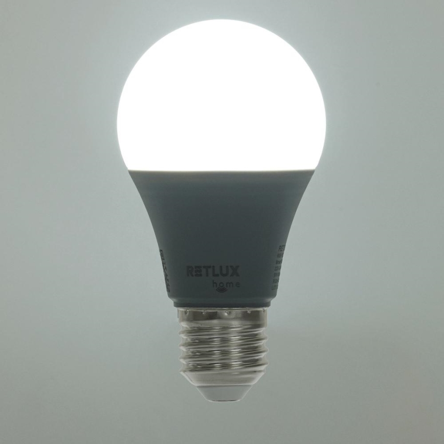 Ampoule à intensité variable LED RGBW A60 E27/9W/230V 2700-6500K Wi-Fi Tuya