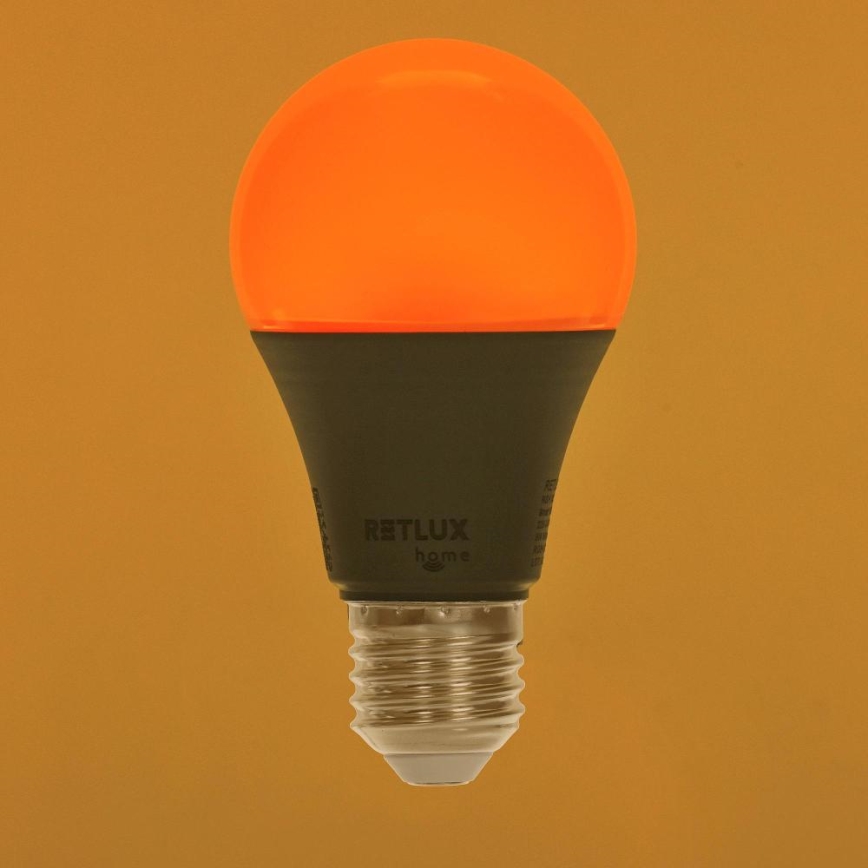 Ampoule à intensité variable LED RGBW A60 E27/9W/230V 2700-6500K Wi-Fi Tuya