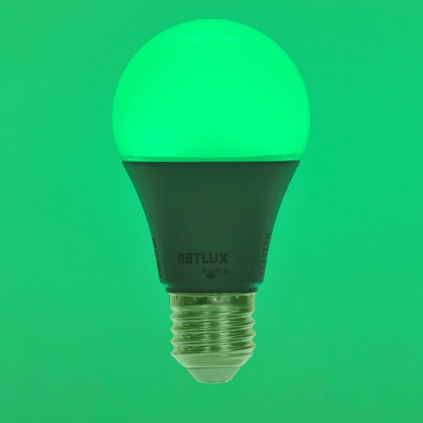 Ampoule à intensité variable LED RGBW A60 E27/9W/230V 2700-6500K Wi-Fi Tuya
