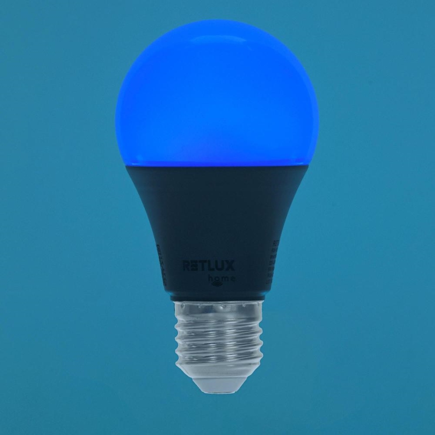 Ampoule à intensité variable LED RGBW A60 E27/9W/230V 2700-6500K Wi-Fi Tuya
