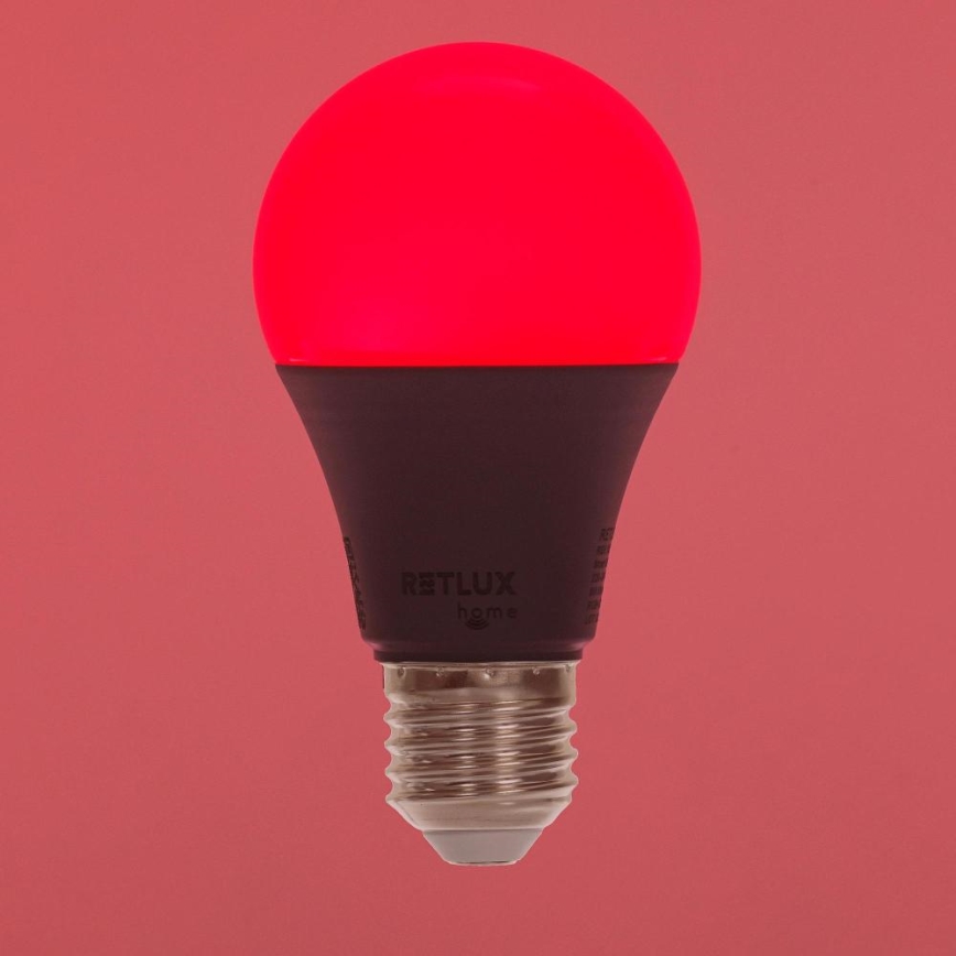 Ampoule à intensité variable LED RGBW A60 E27/9W/230V 2700-6500K Wi-Fi Tuya