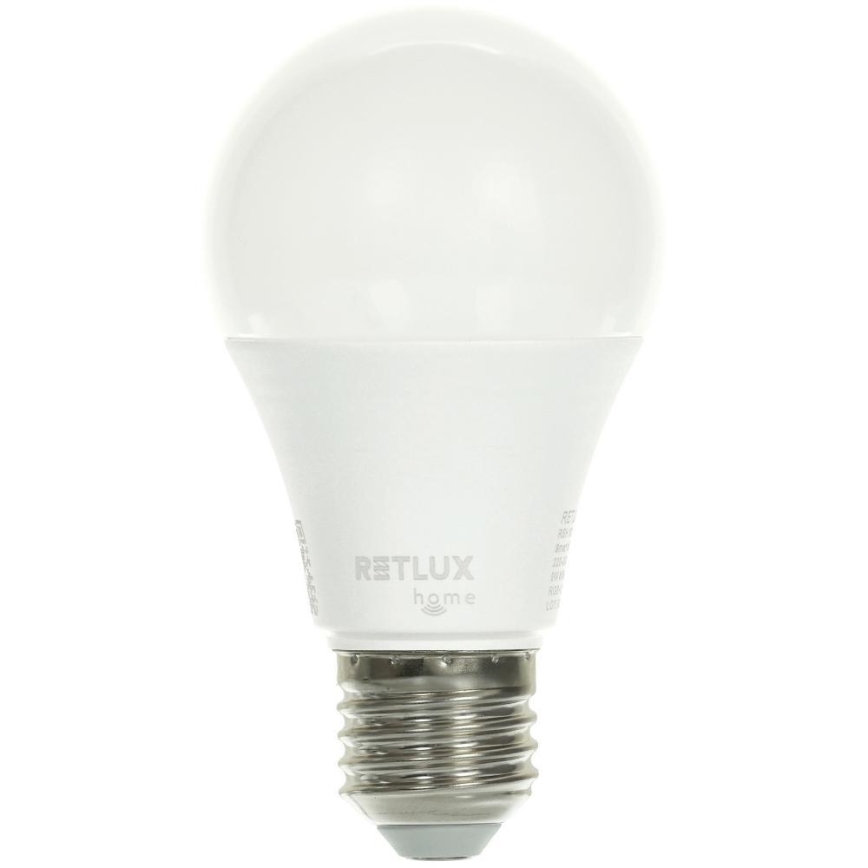 Ampoule à intensité variable LED RGBW A60 E27/9W/230V 2700-6500K Wi-Fi Tuya