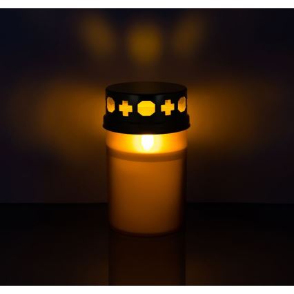 Bougie de cimetière LED/2xAA IP44