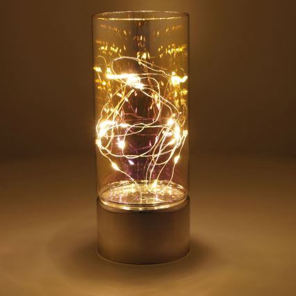 Decoratie met LED Lichtketting 3xAA warm wit