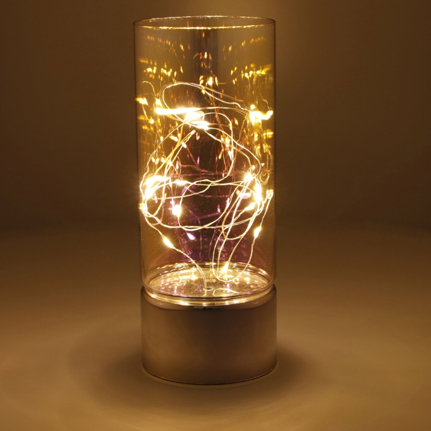 Decoratie met LED Lichtketting 3xAA warm wit