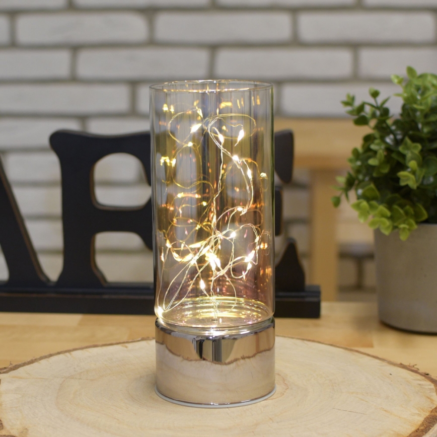 Decoratie met LED Lichtketting 3xAA warm wit