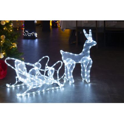 Décoration de noël d'extérieur LED/12W/230V IP44 renne
