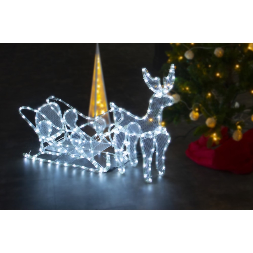 Décoration de noël d'extérieur LED/12W/230V IP44 renne