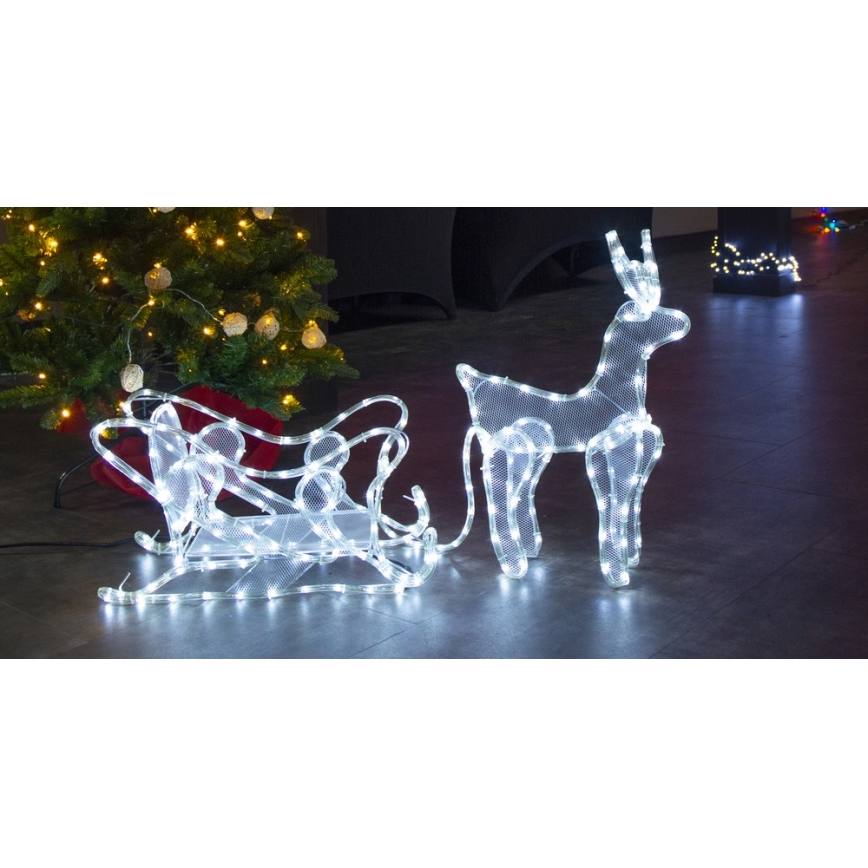 Décoration de noël d'extérieur LED/12W/230V IP44 renne