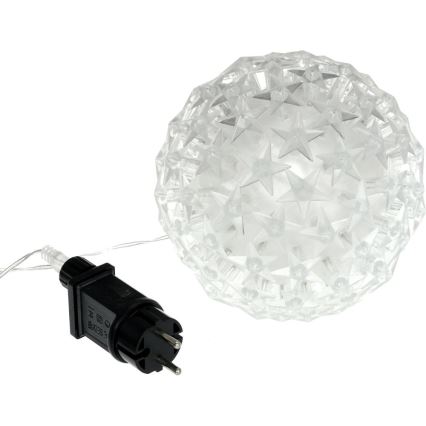 Décoration de Noël LED/230V/blanc chaud boule