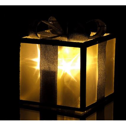 Décoration de noël LED/2xAA 15 cm cadeau