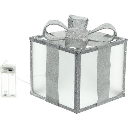 Décoration de noël LED/2xAA 15 cm cadeau