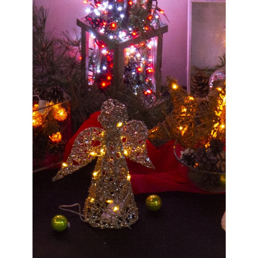 Décoration de Noël LED/2xAA ange