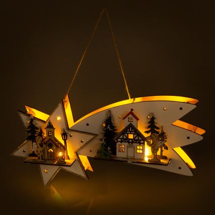 Décoration de Noël LED/2xAA comète