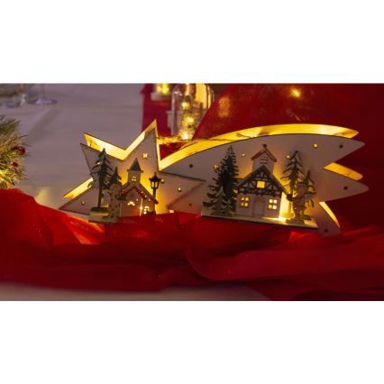 Décoration de Noël LED/2xAA comète