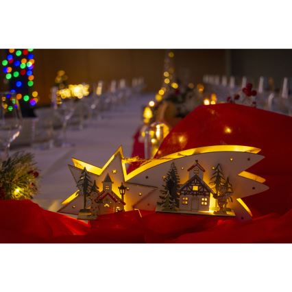 Décoration de Noël LED/2xAA comète