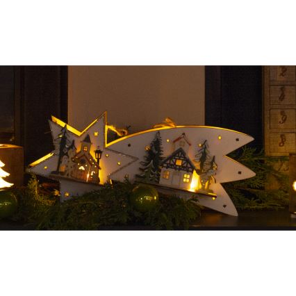 Décoration de Noël LED/2xAA comète