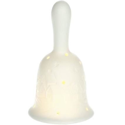 Décoration de Noël LED/2xLR44/blanc chaud cloche