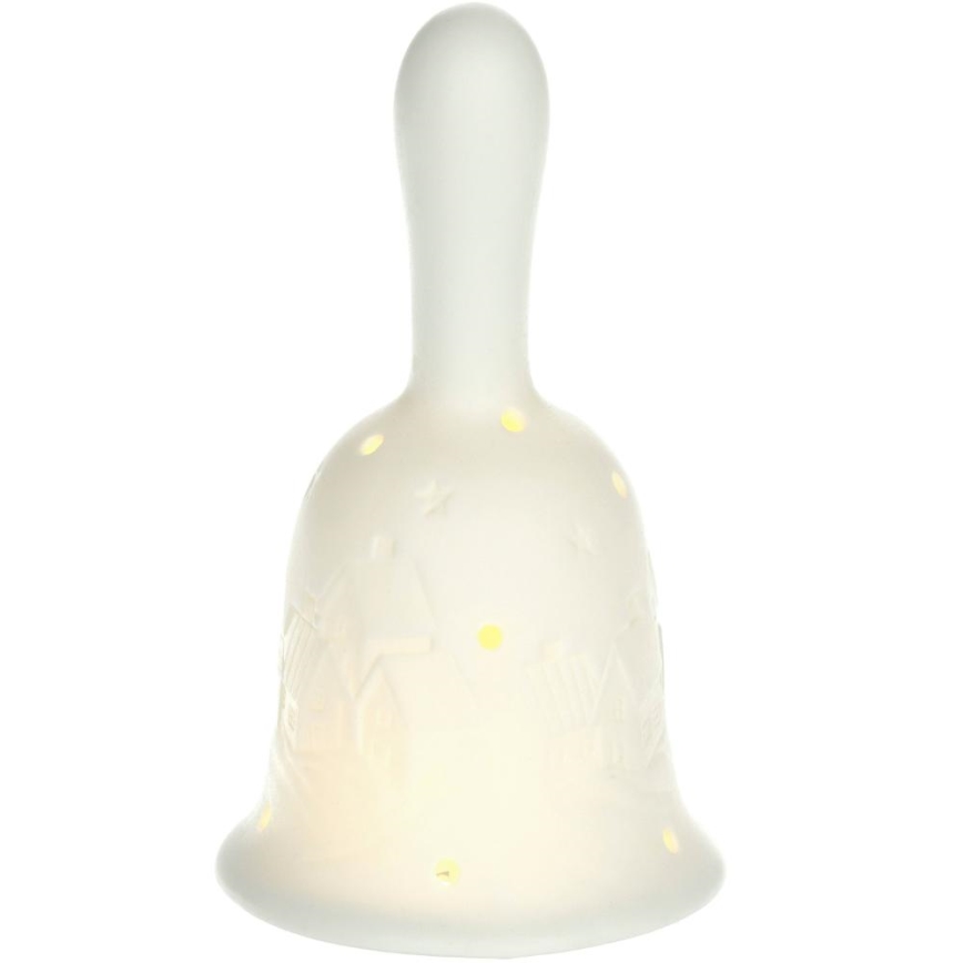 Décoration de Noël LED/2xLR44/blanc chaud cloche