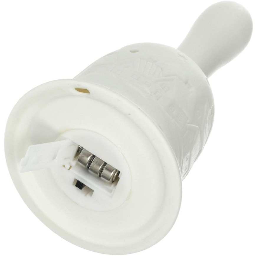 Décoration de Noël LED/2xLR44/blanc chaud cloche